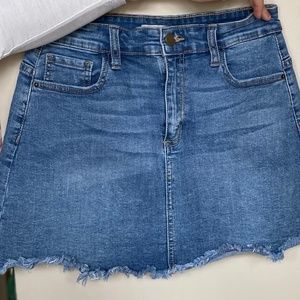 Denim Mini Skirt